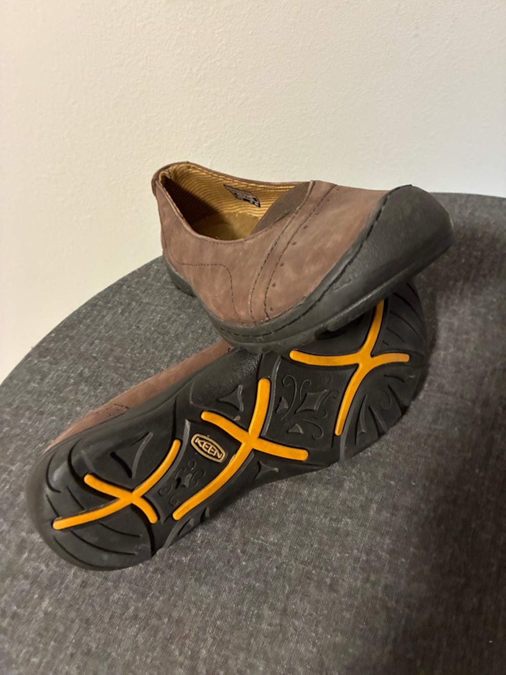 Keen Women's Brown Slip-On Casual Flats - Picture 7 of 9
